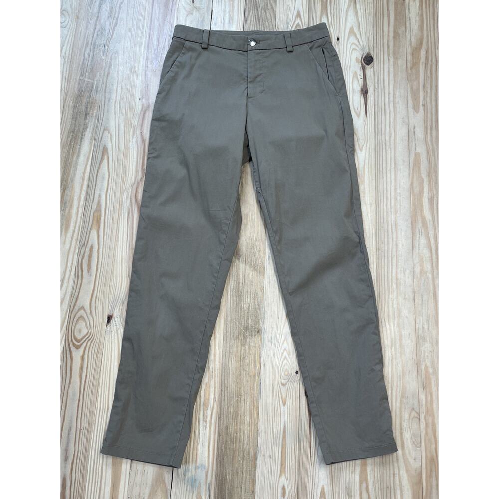 Lululemon Commission Golf Pants 33 X 30 Khaki Warpstreme